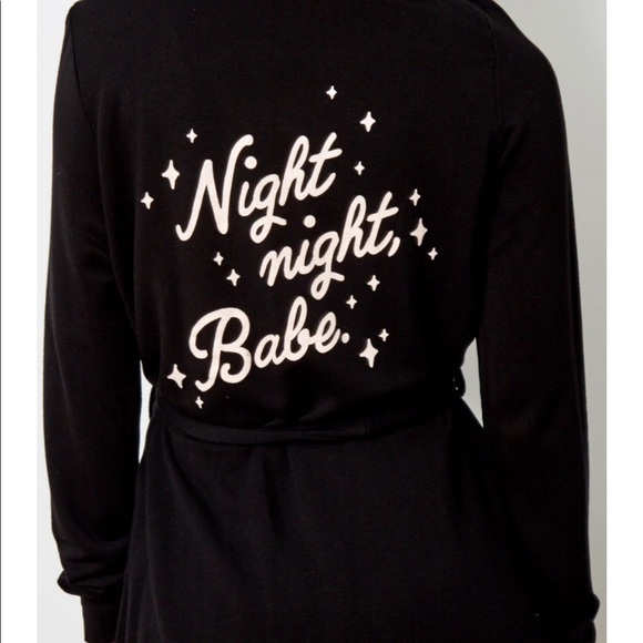 SOLD OUT!! 
good hYOUman robe, Night Night, Babe ✨✨✨  NWT - Picture 2 of 2